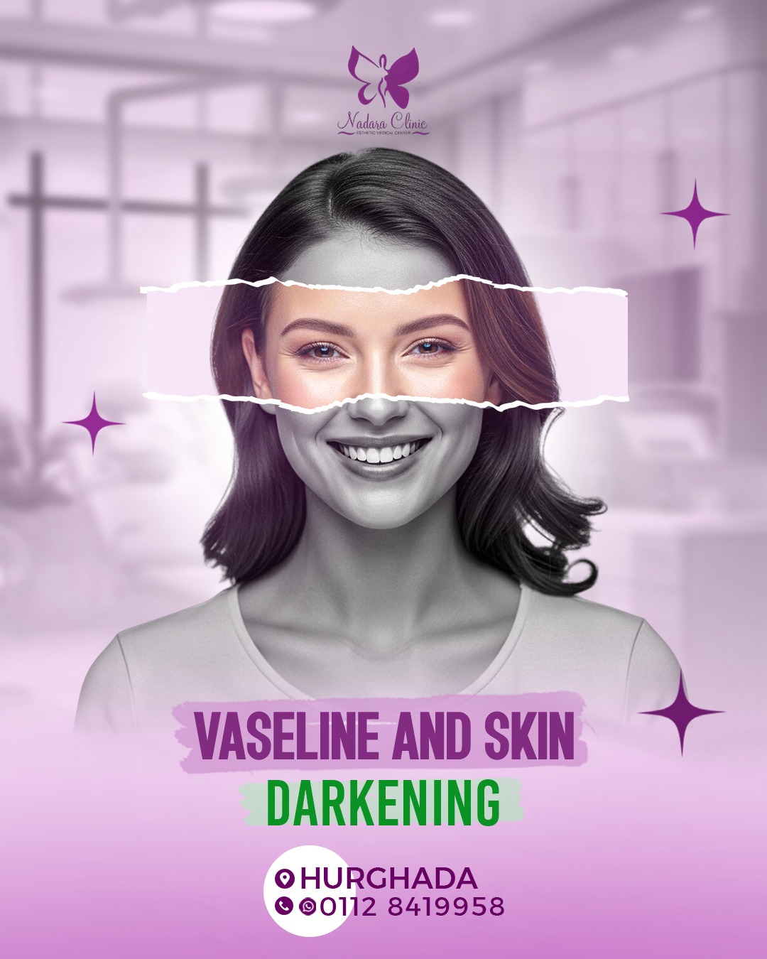 Vaseline and skin darkening in Hurghada